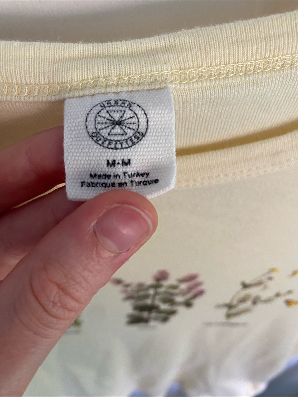 Urban Outfitters Herb Graphic Tee in Soft Yellow - Picture 2 of 5